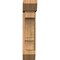 Ekena Millwork Balboa Slat Smooth Bracket w/ Offset Brace, Western Red Cedar, 7 1/2"W x 22"D x 34"H BKT0806X22X34BOA06SWR - alternate 3